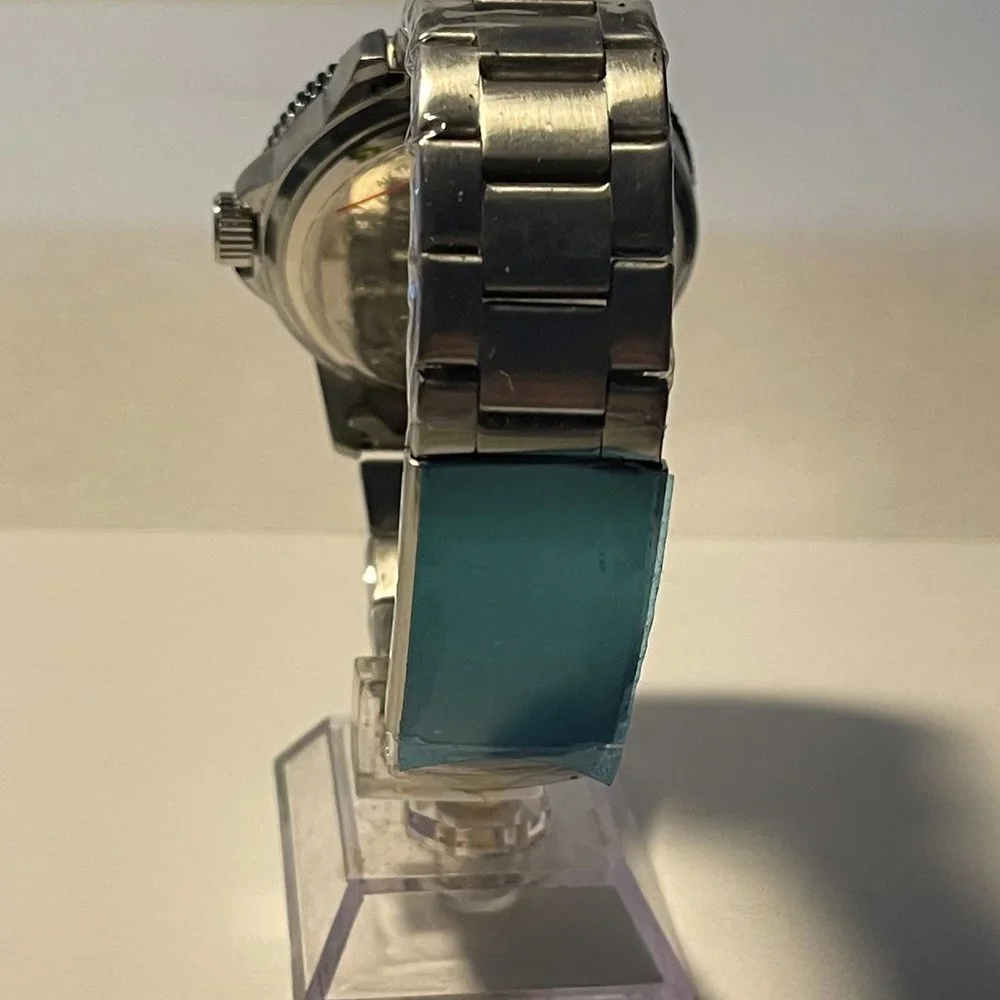 Miami Dolphins NFL Stainless-Steel Men's KEY Watch by SPARO NEW = needs battery
